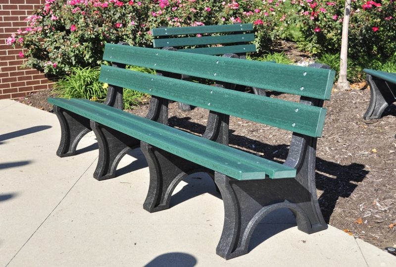 Colonial Recycled Plastic Bench - Park Warehouse