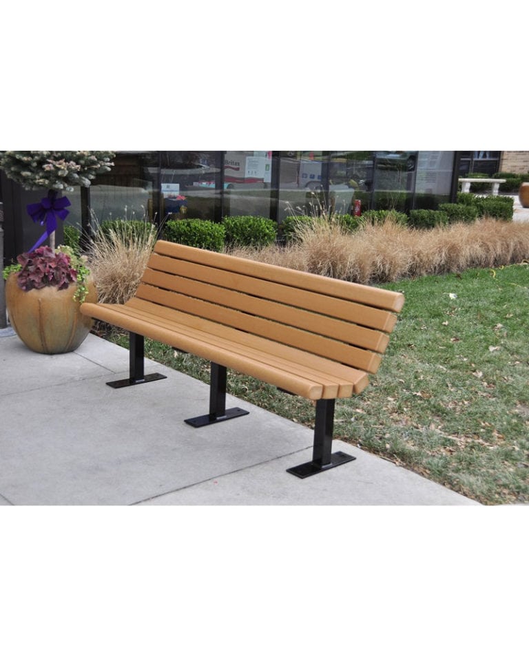 Jameson HeavyDuty Recycled Plastic Park Bench Park Warehouse