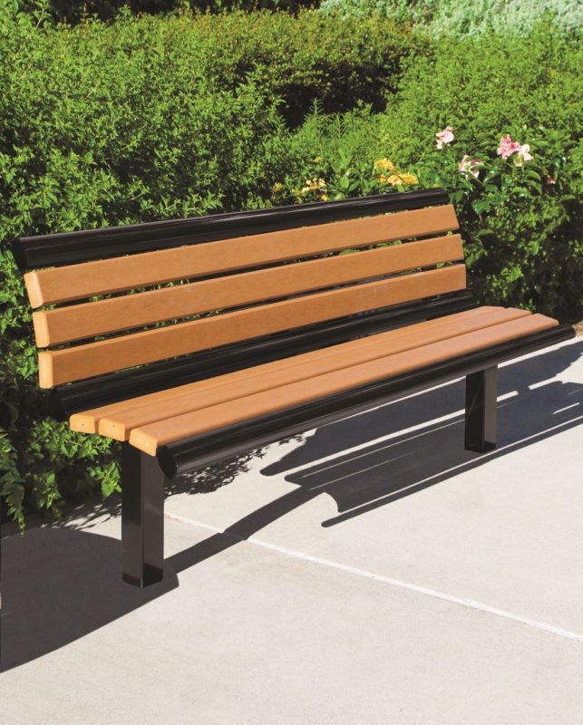 Recycled Plastic Bench (Richmond Series) - Premium Collection - Park ...