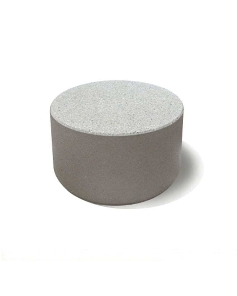 Solid Round Concrete Bench - 3ft - Park Warehouse