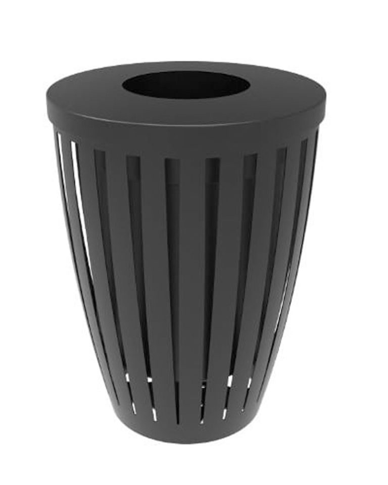 32 Gallon Downtown Trash Receptacle ParkTastic Park Warehouse