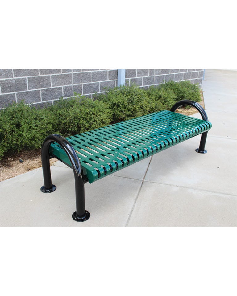 Modern Backless Bench Parktastic Park Warehouse 1359