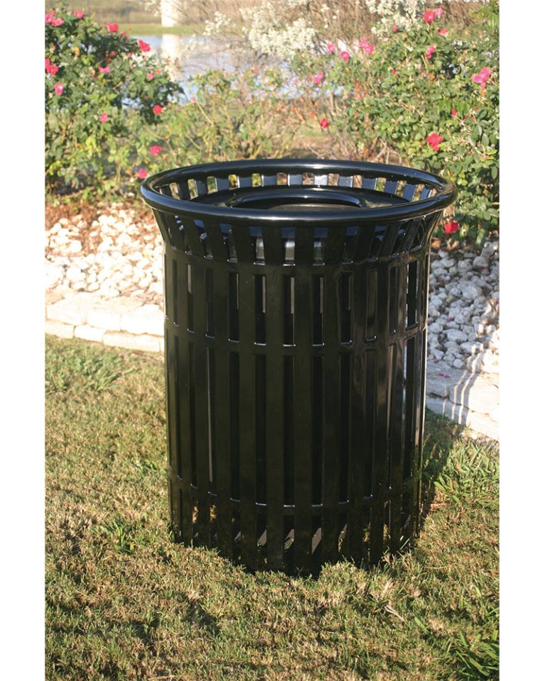 32 Gallon Skyline Trash Receptacle - ParkTastic - Park Warehouse