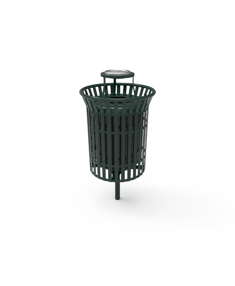 Charleston Outdoor Trash Receptacle by UltraPlay, CH-R32FT, 43181