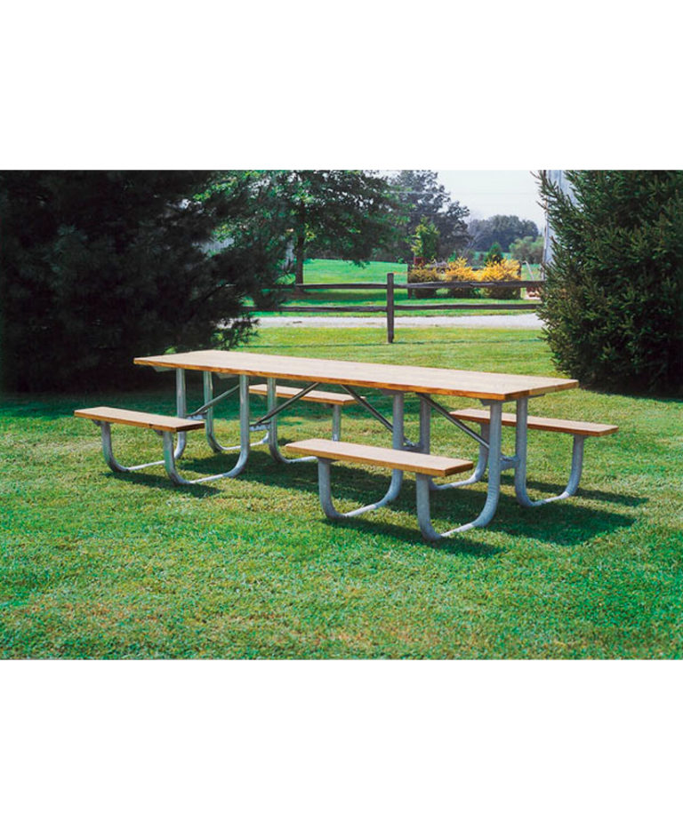 10ft Shelter Series Extra Heavy Duty Picnic Table 4 Legs