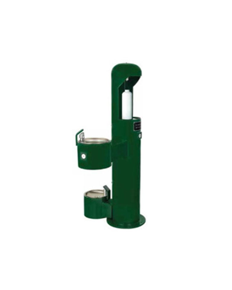 Water Bottle Filling Station & Drinking Fountain With Pet Fountain Dual Metal Surface