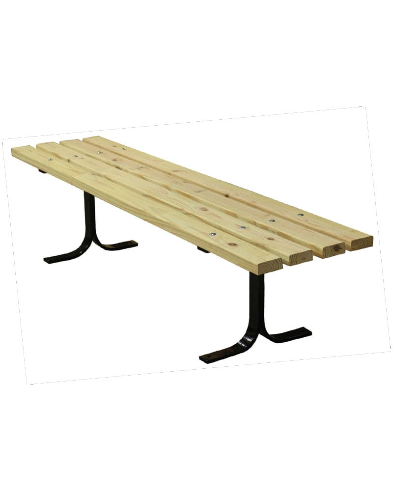 6ft - Simple Style - Bench - Backless - Wooden - Park ...