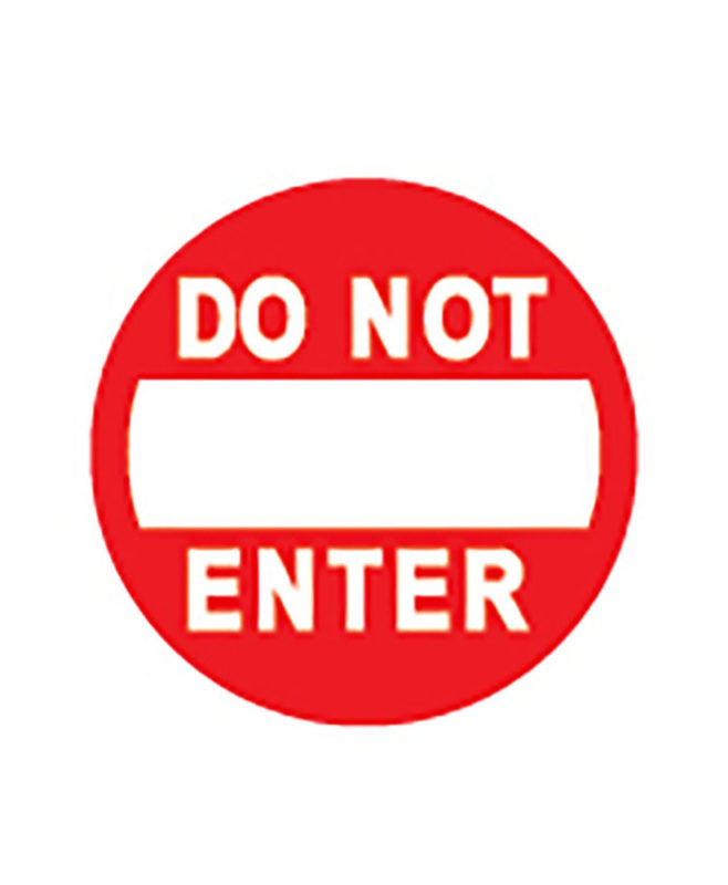 Do Not Enter Sign - Park Warehouse